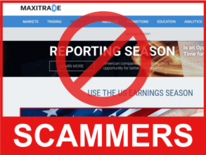 MaxiTrade front side