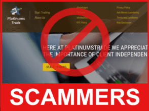 Platinums Trade front side