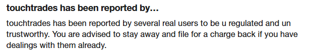 TouchTrades 1