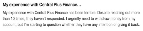Central Plus Finance 1