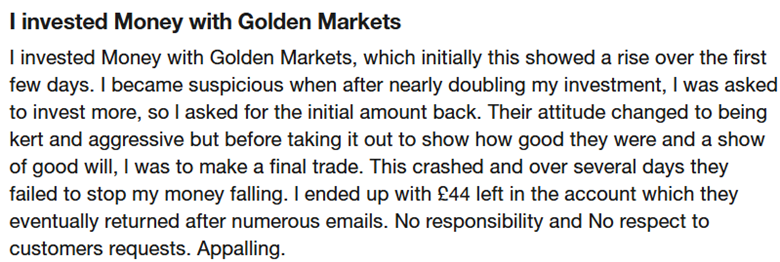 Golden Markets 1