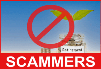 Retirement Scam front side