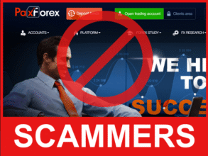 PaxForex front side