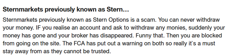 Stern Markets 1