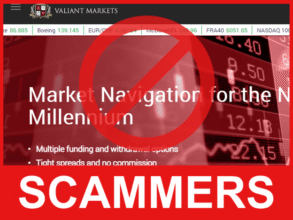 Valiant Markets front side