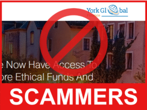 York Global Finance front side