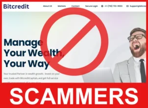 BitcreditCapitals face screen