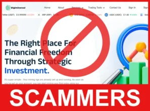 Digiminersol face screen