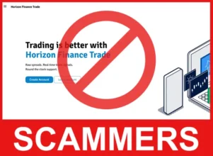 Horizon Finance Trade face screen