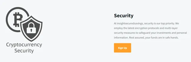 Insight Secured Savings 2 screen