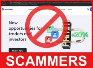 Neomarkets face screen
