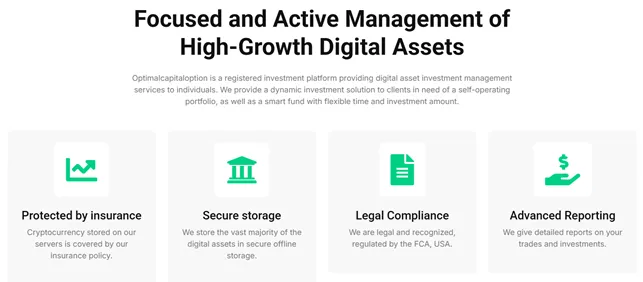 Optimalcapitaloption 2 screen