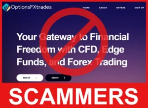 OPTIONSFX Trades face screen