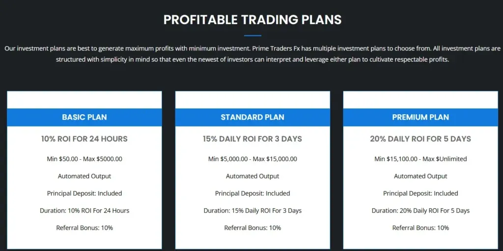 Prime Traders Fx 2 screen