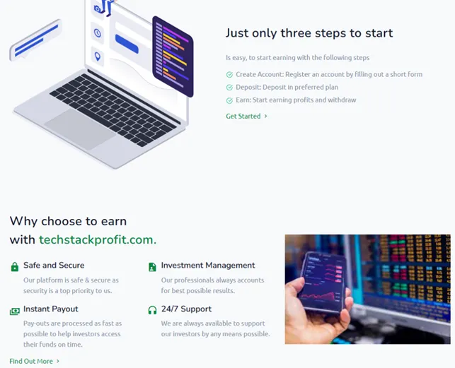 Techstackprofit 2 screen