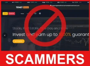 Tenet Finance face screen