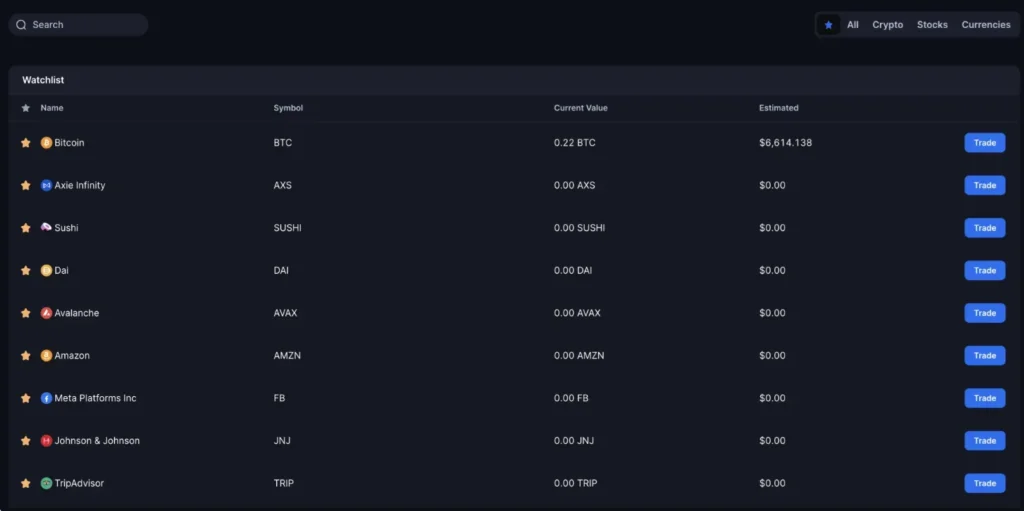 Global Forex Trade 1 screen