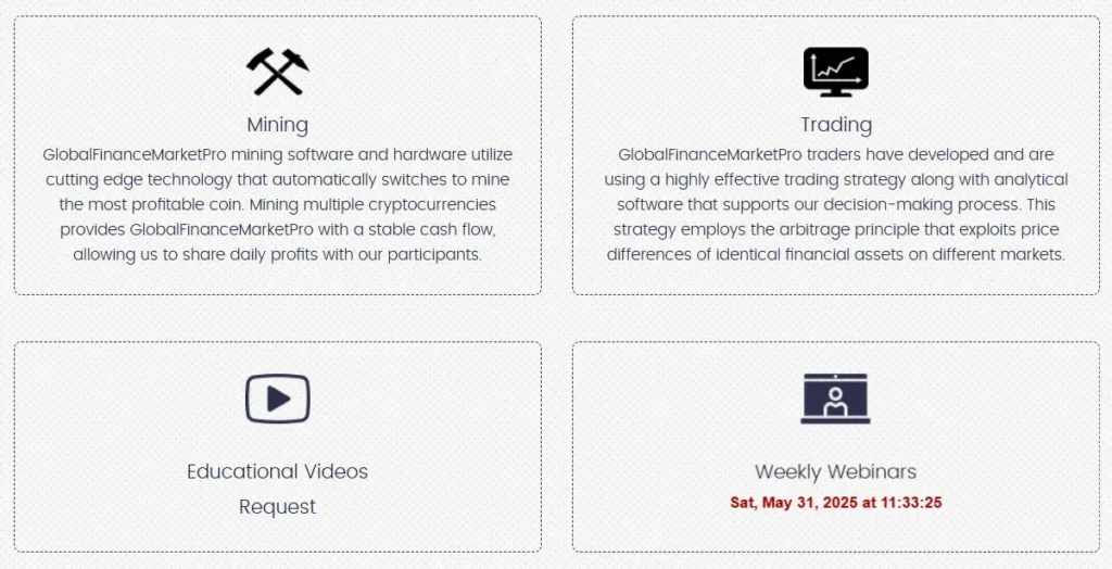 GlobalFinanceMarketPro 2 screen