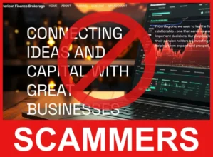 Horizon Finance Brokerage face screen