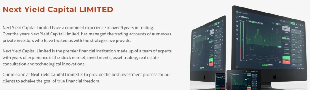 Next Yield Capital 1 screen