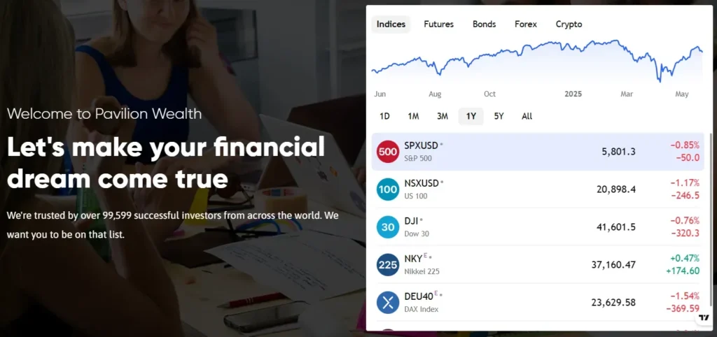 Pavilion Wealth 1 screen