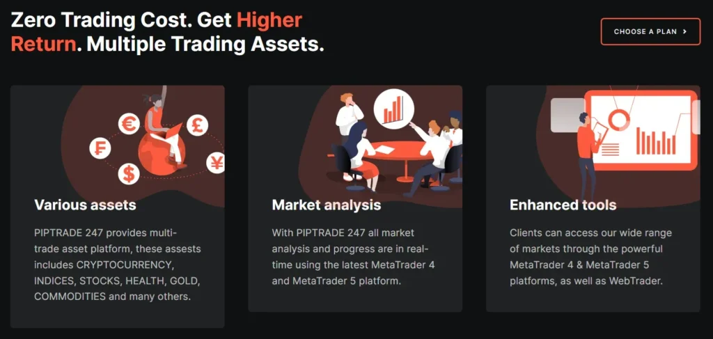 PIPTRADE 247 1 screen