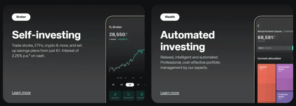 Scalable Capital 1 screen