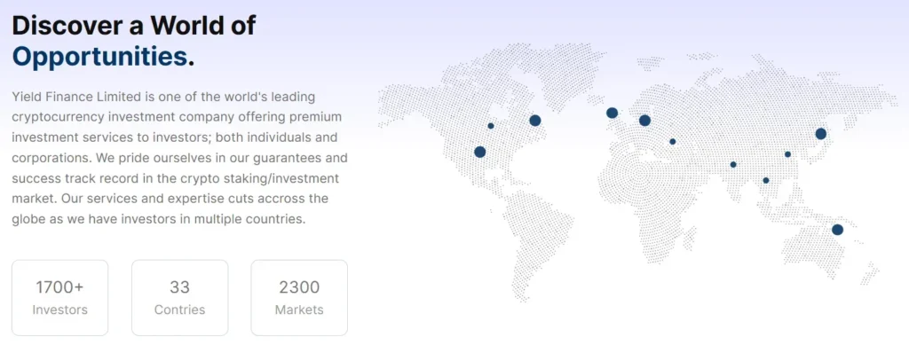 Yield Finance 1 screen