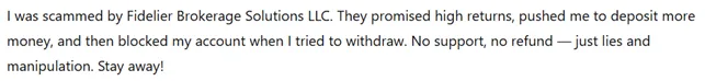 Fidelier Brokerage Solutions LLC 3 screen