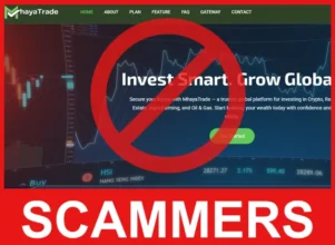 MhayaTrade face screen