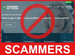 Stockmarket Day Trading face screen