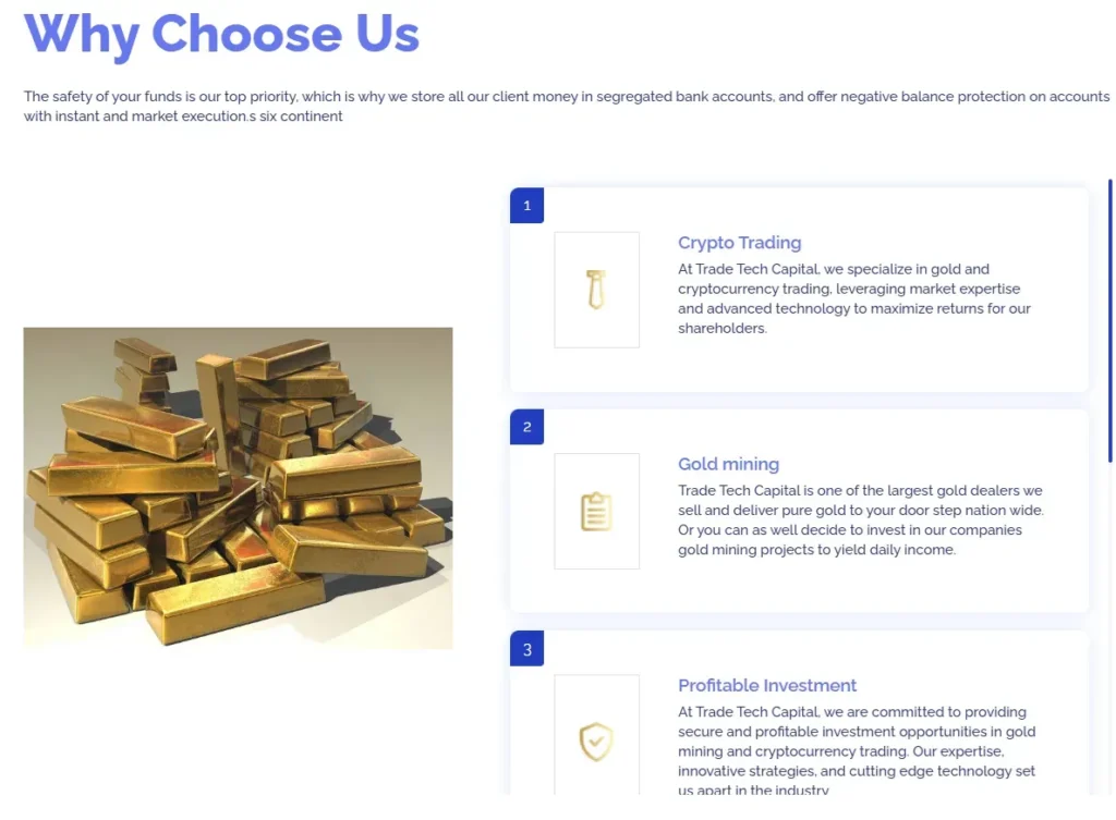 Trade Tech Capital 1 screen