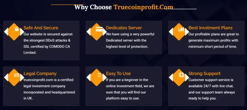 True Coin Profits 1 screen