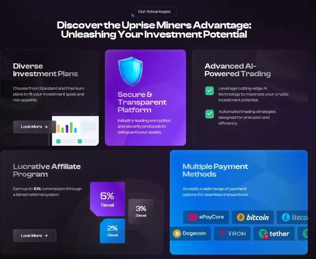 Uprise Miners 1 screen