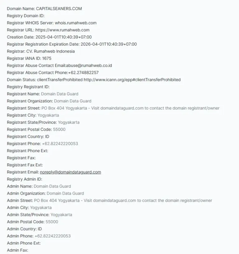 Capitals Earners 2 screen