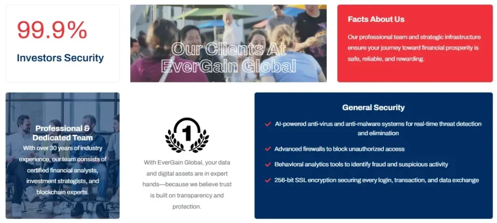 EverGain Global 1 screen