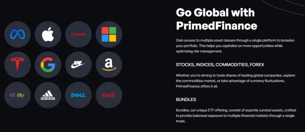 PrimedFinance 1 screen