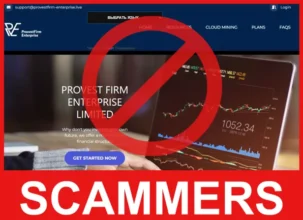 PROVEST FIRM ENTERPRISE LIMITED face screen
