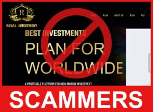 Royal Investment face screen