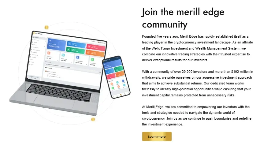 Merrill Edge 1 screen
