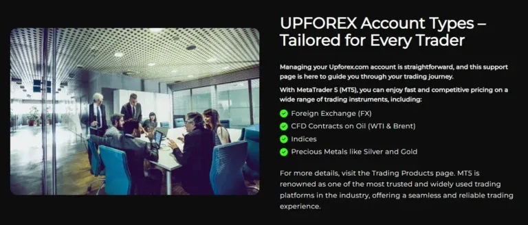 UPFOREX 2 screen