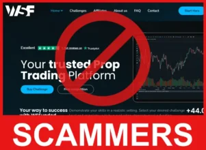 Wall Street Funded face screen