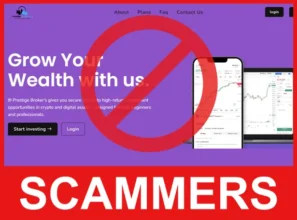 Prestige Broker’s face screen