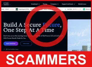 SterFinance face screen