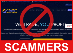 Toptraderstocksinvestment face screen