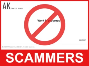 AK Capital Invest face screen