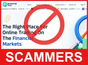 Quantum Trades face screen