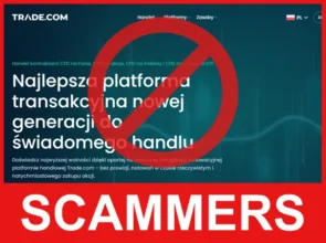 TRADE.COM face screen