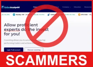 Union Trust Paid face screen