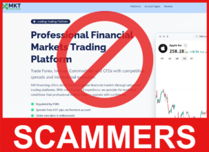 MKT Investing face screen